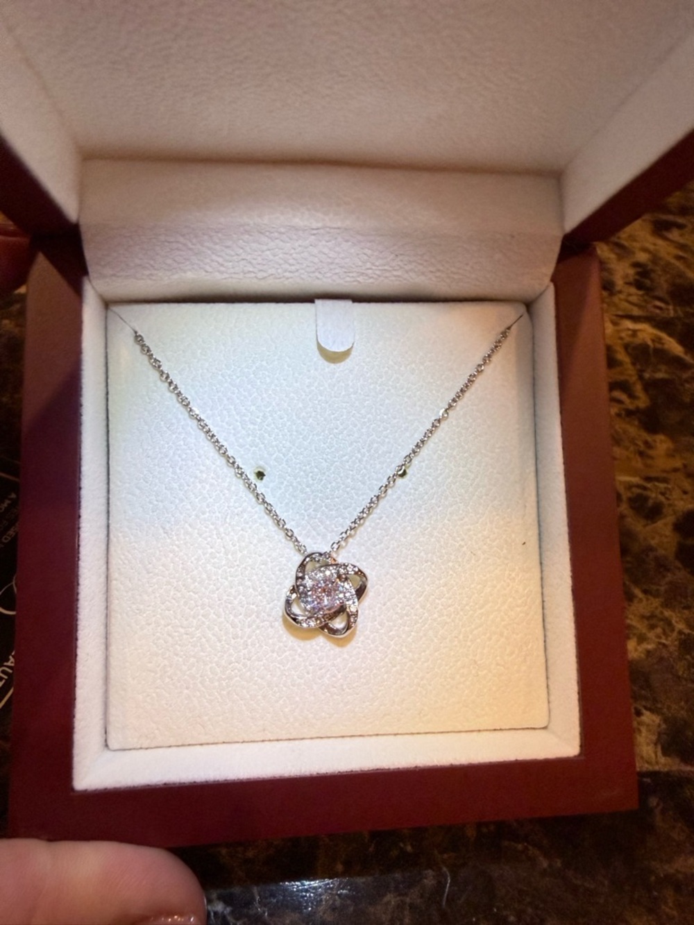 Love Knot Necklace - Picture 5 of 12